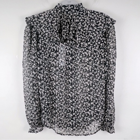 Bishop + Young | Selena Poet Blouse In Burnout Print | S - Picture 8 of 16
